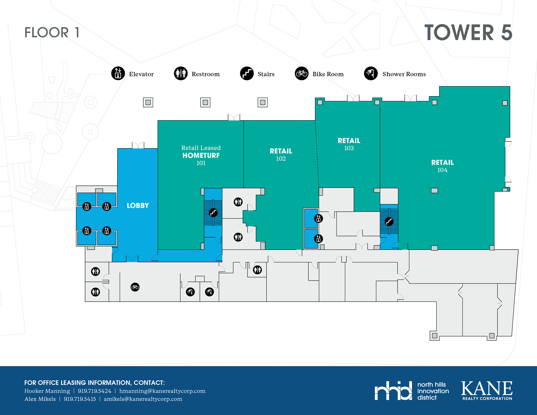 541 Church At North Hills St, Raleigh, NC en alquiler Plano de la planta- Imagen 1 de 1