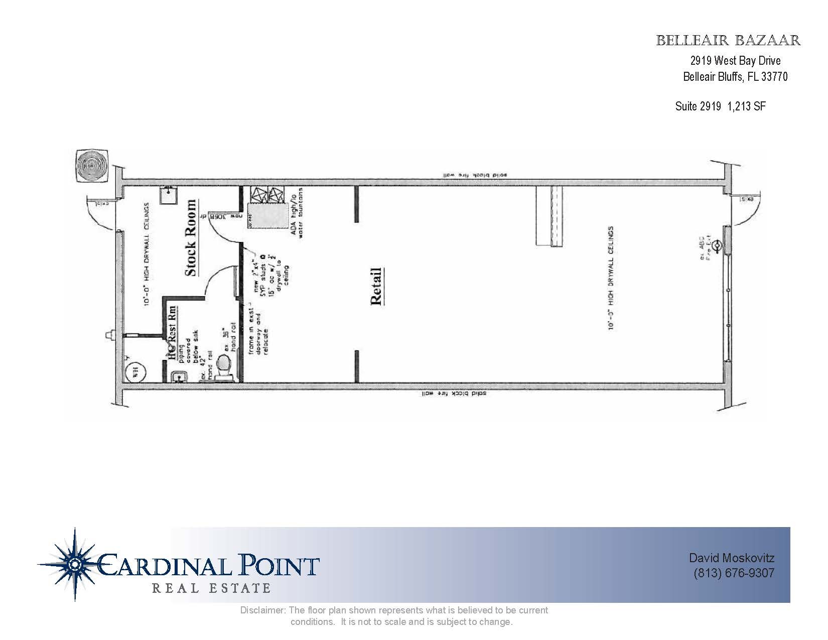 2923 W Bay Dr, Belleair Bluffs, FL en alquiler Plano de la planta- Imagen 1 de 1