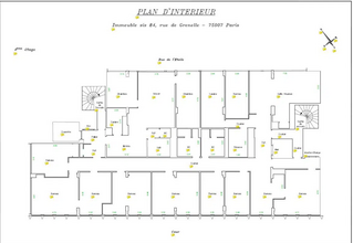 84 Rue De Grenelle, Paris en alquiler Plano de la planta- Imagen 1 de 1