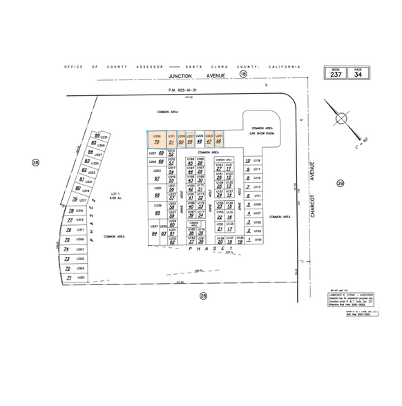 521 Charcot Ave, San Jose, CA en venta - Plano de solar - Imagen 3 de 54