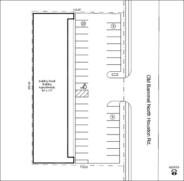 10131 Old Bammel North Houston Rd, Houston, TX en venta - Plano del sitio - Imagen 1 de 8