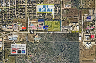 8809 Broadway St, Pearland, TX - VISTA AÉREA  vista de mapa