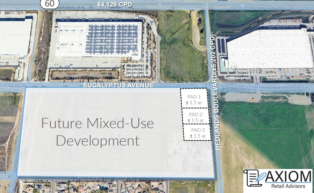 SWC of Redland Blvd & Eucalyptus Ave, Moreno Valley, CA en alquiler Foto principal- Imagen 1 de 2