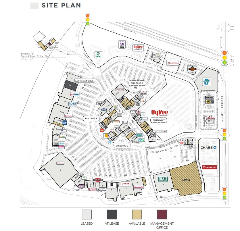 7809-7949 Towne Center Pky, Papillion, NE en alquiler Plano del sitio- Imagen 1 de 1