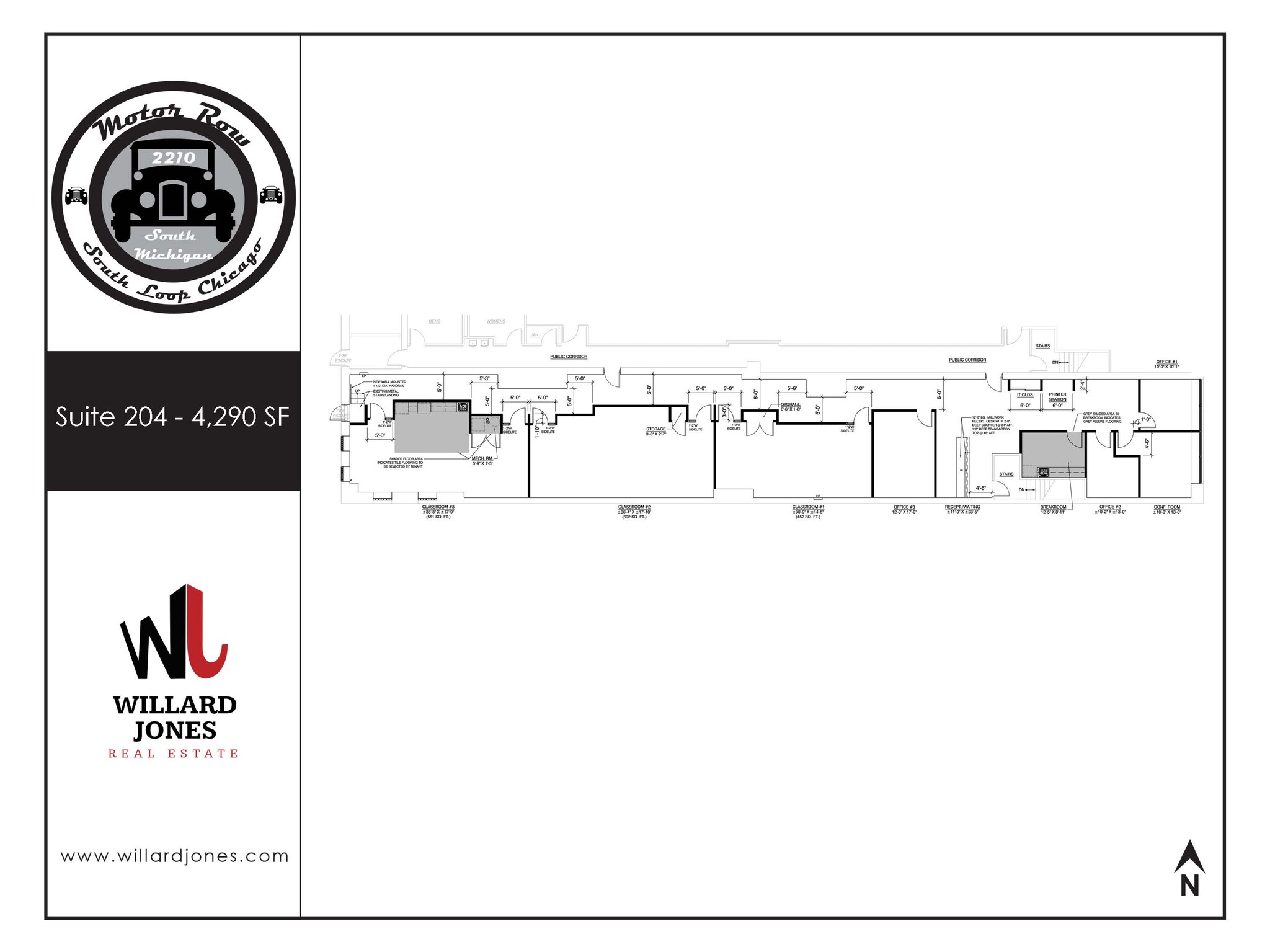 2210-2216 S Michigan Ave, Chicago, IL en alquiler Plano de la planta- Imagen 1 de 1