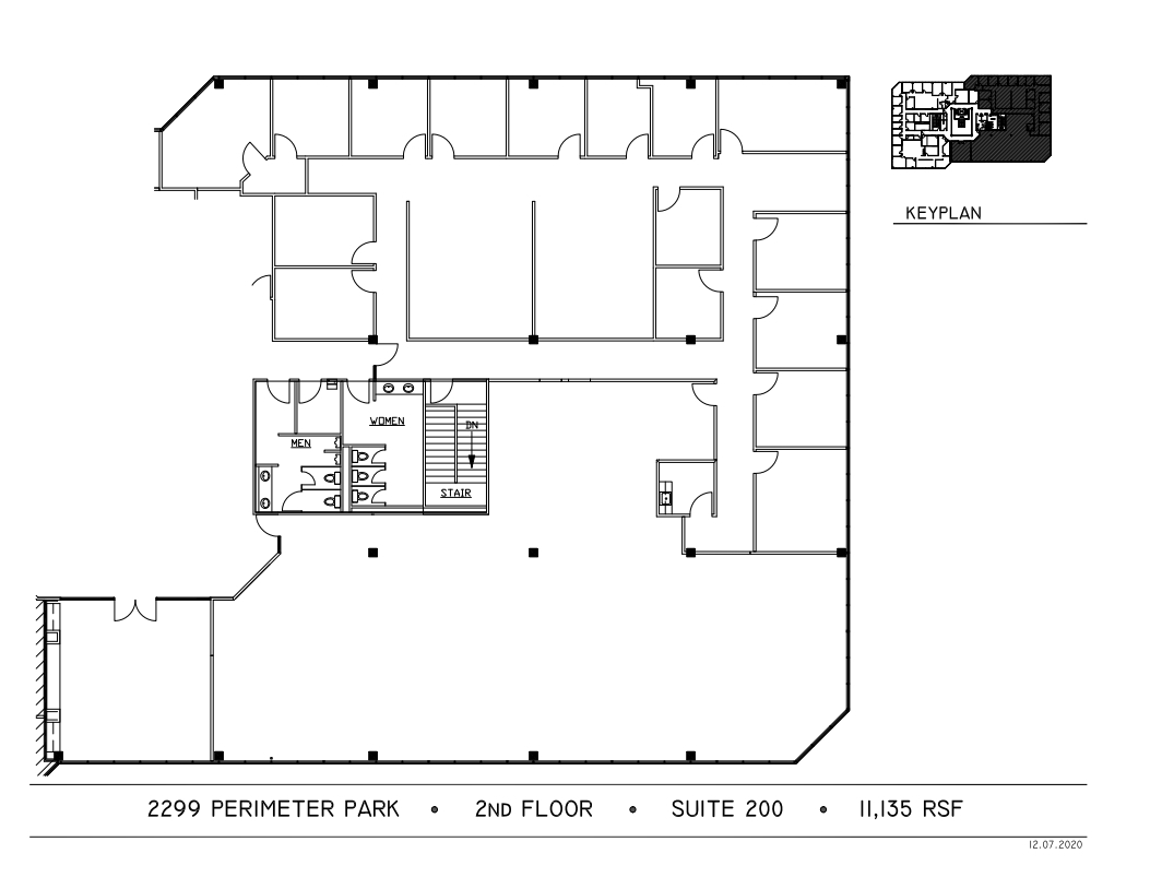 2299 Perimeter Park Dr, Atlanta, GA en alquiler Plano de la planta- Imagen 1 de 1