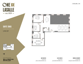 1 N La Salle St, Chicago, IL en alquiler Plano de la planta- Imagen 1 de 1