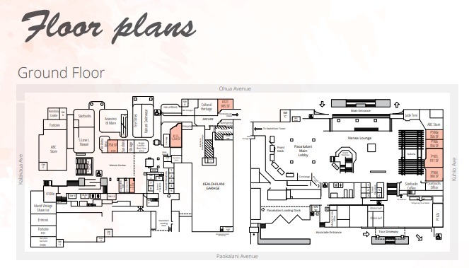 2552 Kalakaua Ave, Honolulu, HI en alquiler Plano de la planta- Imagen 1 de 1