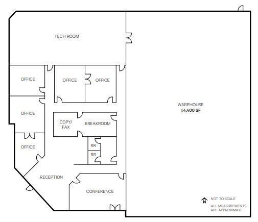 50 W Hoover Ave, Mesa, AZ en alquiler Plano de la planta- Imagen 1 de 1