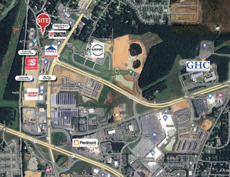 Peeples Valley Rd, Cartersville, GA en venta - Foto del edificio - Imagen 2 de 3