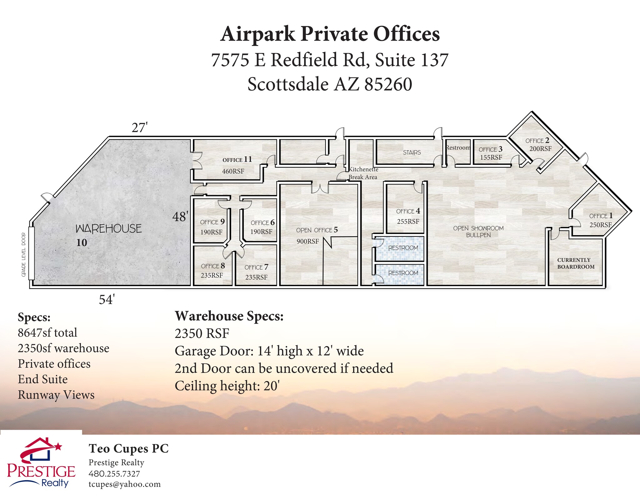 7575 E Redfield Rd, Scottsdale, AZ en alquiler Plano del sitio- Imagen 1 de 1