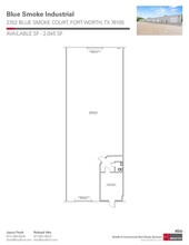 2402-2404 Blue Smoke Ct, Fort Worth, TX en alquiler Plano de la planta- Imagen 1 de 1