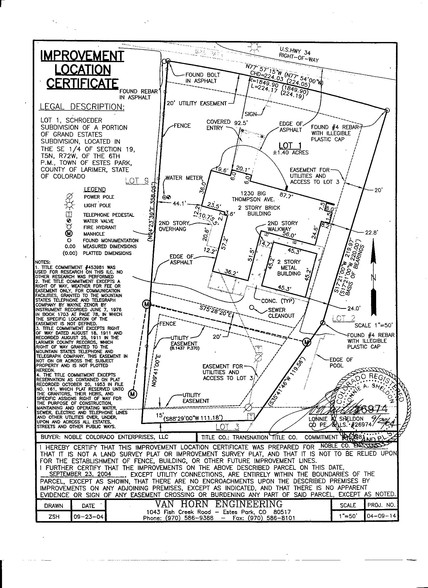 1230 Big Thompson Ave, Estes Park, CO en venta - Plano de solar - Imagen 3 de 56