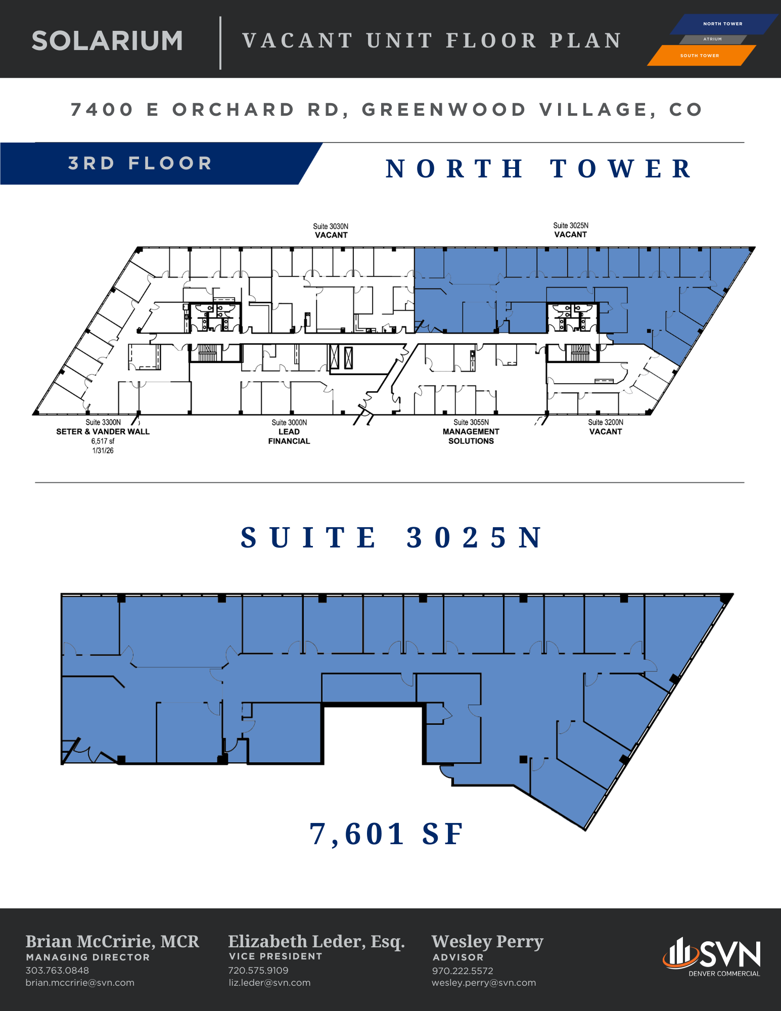 7400 E Orchard Rd, Greenwood Village, CO en alquiler Plano de la planta- Imagen 1 de 1