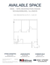 1305 Remington Rd, Schaumburg, IL en alquiler Plano de la planta- Imagen 1 de 2