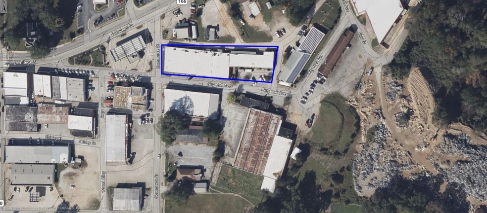 139 City Hall Ave, Bowdon, GA en venta - Vista aérea - Imagen 2 de 6