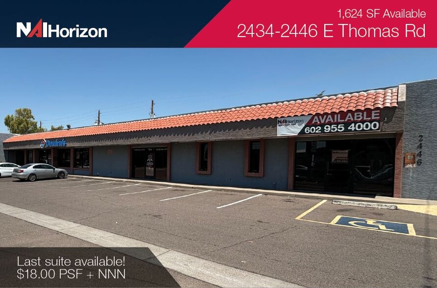 2434-2446 E Thomas Rd, Phoenix, AZ en alquiler - Foto del edificio - Imagen 1 de 4