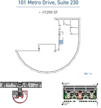 83-101 Metro Dr, San Jose, CA en alquiler Plano de la planta- Imagen 1 de 1