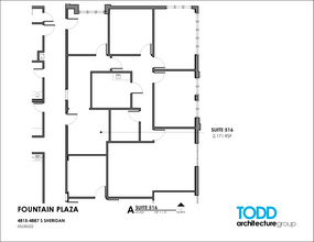 4815-4821 S Sheridan Rd, Tulsa, OK en alquiler Plano de la planta- Imagen 1 de 2