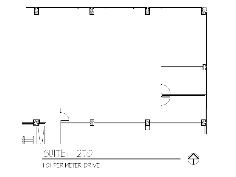 1101 Perimeter Dr, Schaumburg, IL en alquiler Plano de la planta- Imagen 1 de 5