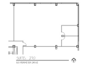 1101 Perimeter Dr, Schaumburg, IL en alquiler Plano de la planta- Imagen 1 de 5