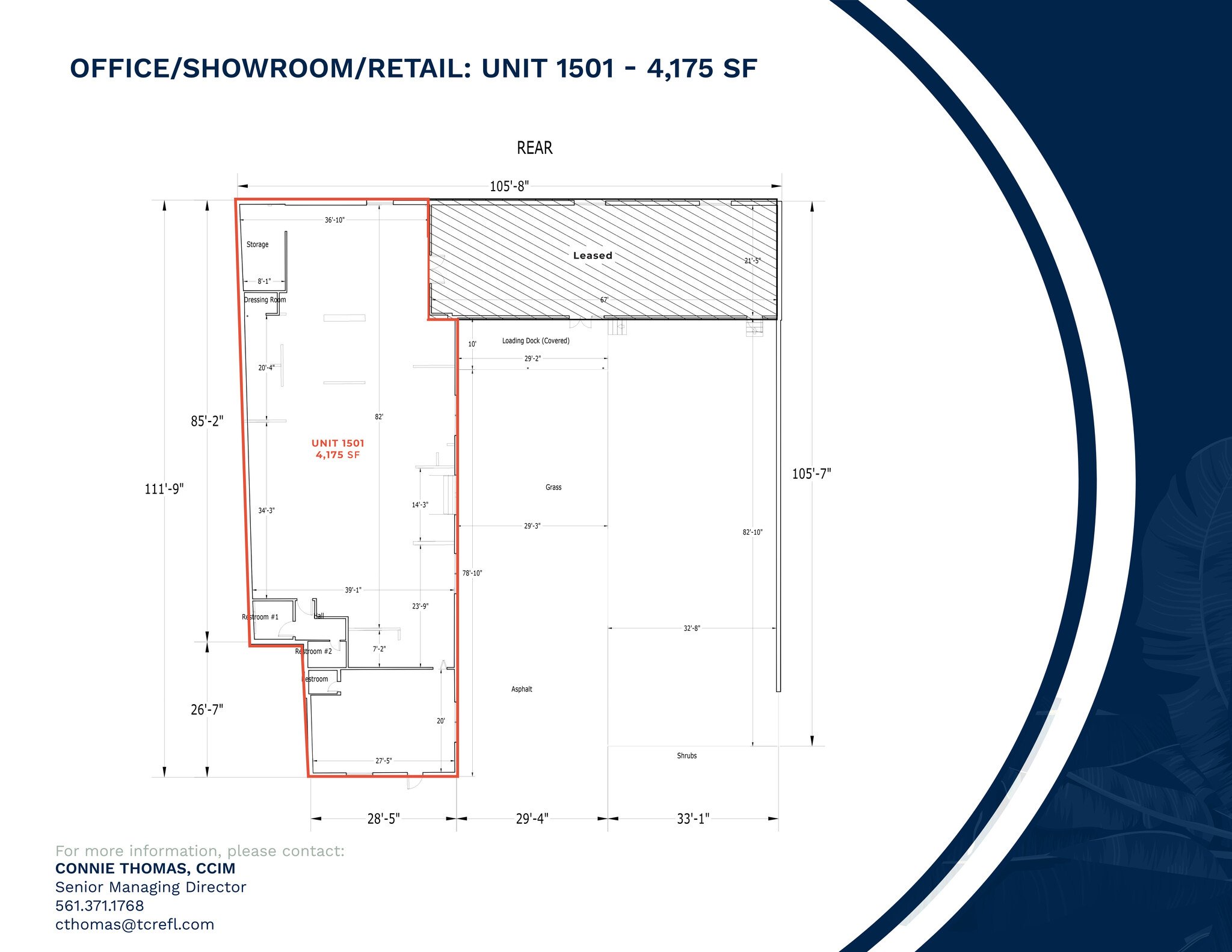 1220-1500 Elizabeth Ave, West Palm Beach, FL en alquiler Plano del sitio- Imagen 1 de 1