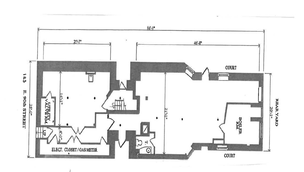 125 E 90th St, New York, NY en alquiler Plano de la planta- Imagen 1 de 1