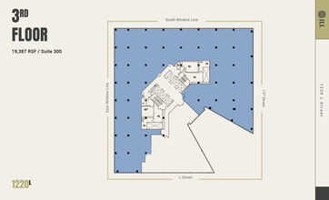 1220 L St NW, Washington, DC en alquiler Plano de la planta- Imagen 1 de 1
