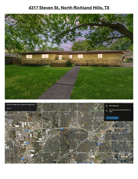 4317 Steven St, North Richland Hills, TX en venta - Foto principal - Imagen 1 de 1