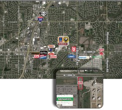 13825-13837 W 135th St, Olathe, KS - VISTA AÉREA  vista de mapa