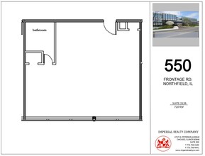 540-550 W Frontage Rd, Northfield, IL en alquiler Plano de la planta- Imagen 1 de 2