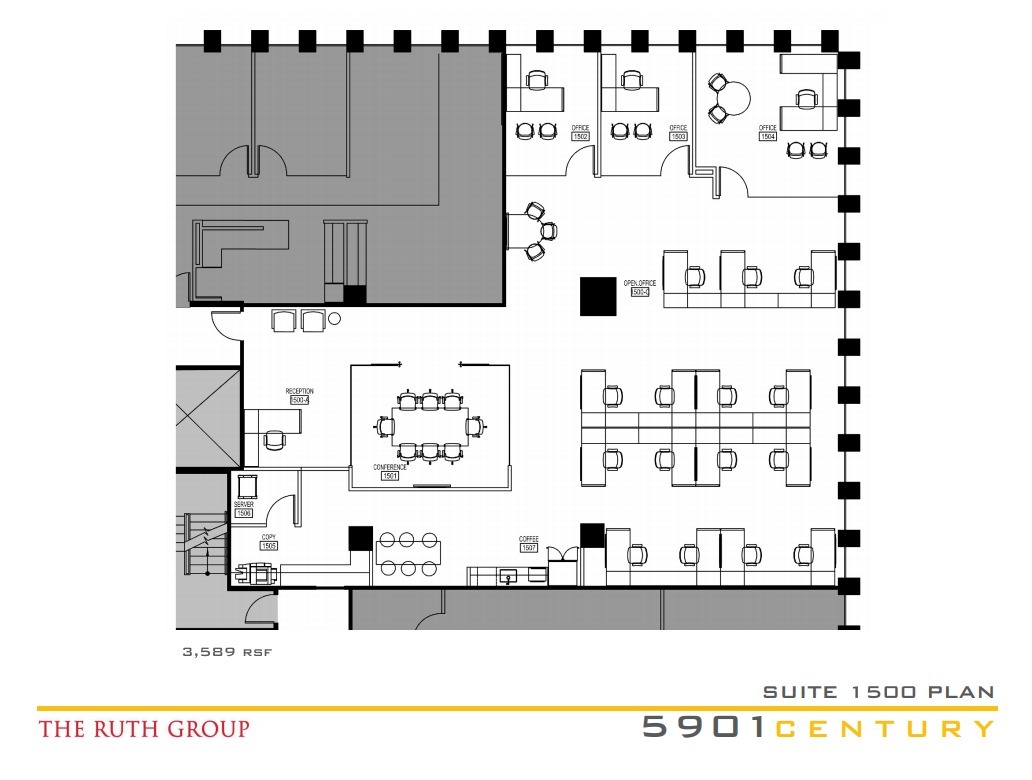 5901 W Century Blvd, Los Angeles, CA en alquiler Plano de la planta- Imagen 1 de 1