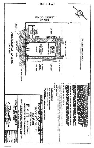 205 Philadelphia Ave, Egg Harbor City, NJ en venta - Plano del sitio - Imagen 2 de 3