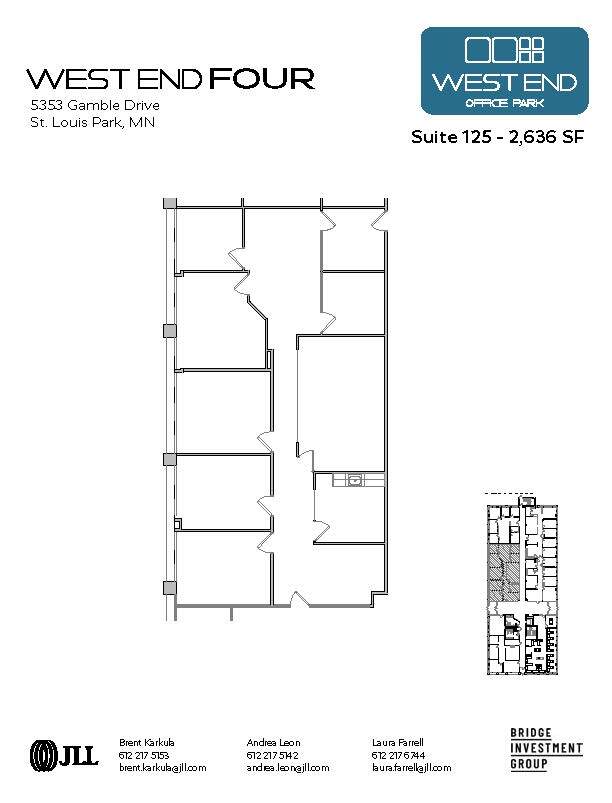 1665 Utica Ave S, Saint Louis Park, MN en alquiler Plano de la planta- Imagen 1 de 1