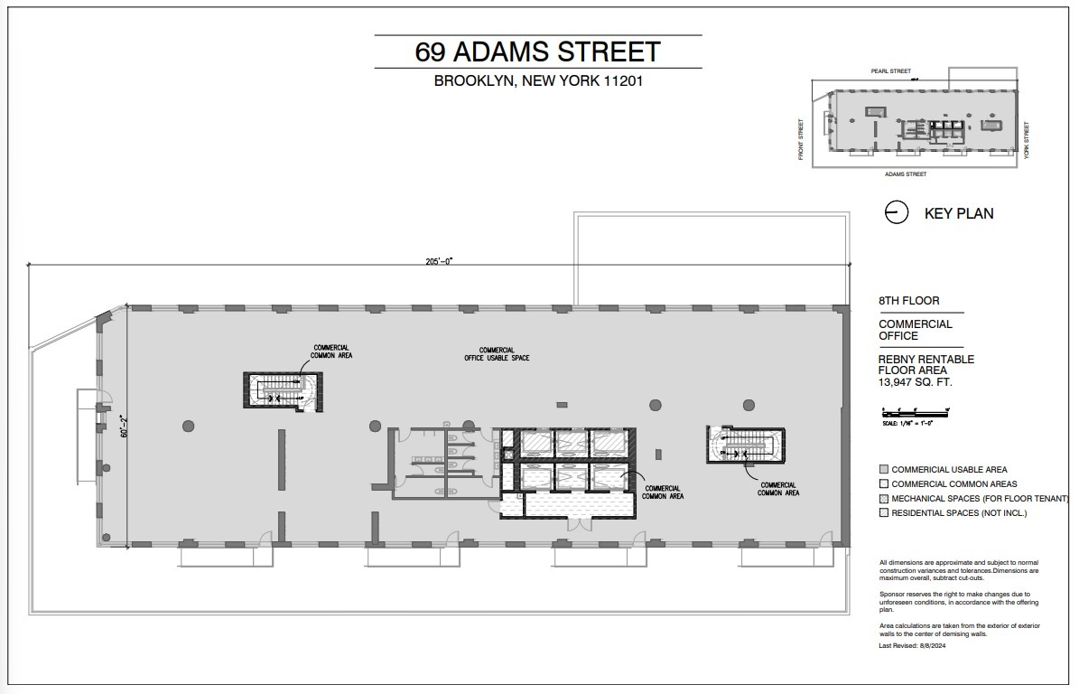 69 Adams St, Brooklyn, NY en alquiler Plano de la planta- Imagen 1 de 8