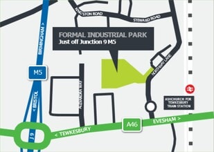 Northway Ln, Tewkesbury en alquiler Mapa- Imagen 2 de 2
