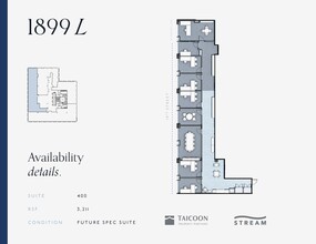 1899 L St NW, Washington, DC en alquiler Plano de la planta- Imagen 2 de 2