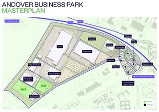 Andover Business Park, Andover en alquiler Plano del sitio- Imagen 2 de 2