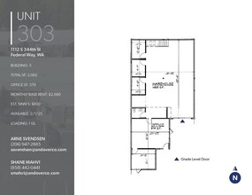 1020 S 344th St, Federal Way, WA en alquiler Plano de la planta- Imagen 1 de 1