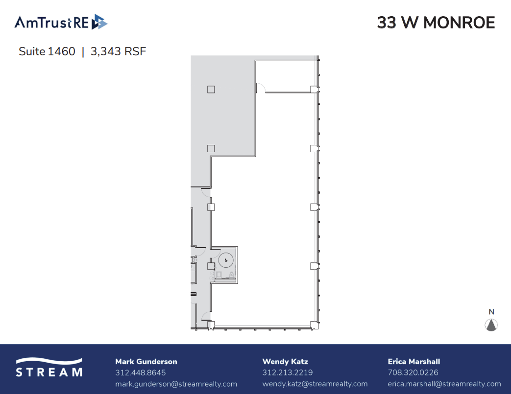 33 W Monroe St, Chicago, IL en alquiler Plano de la planta- Imagen 1 de 1