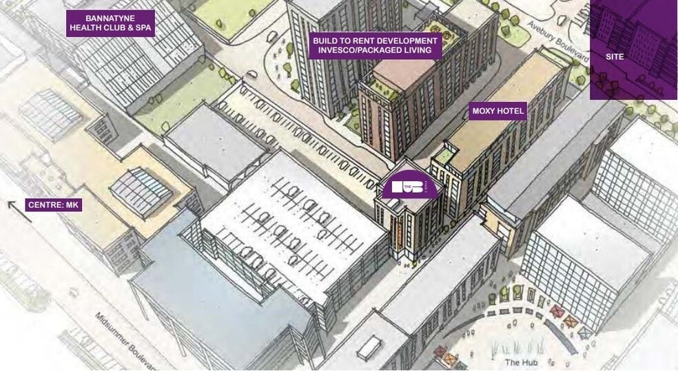 Avebury Blvd, Milton Keynes en venta - Foto del edificio - Imagen 2 de 3