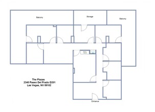 2310 Paseo Del Prado, Las Vegas, NV en alquiler Plano de la planta- Imagen 1 de 1