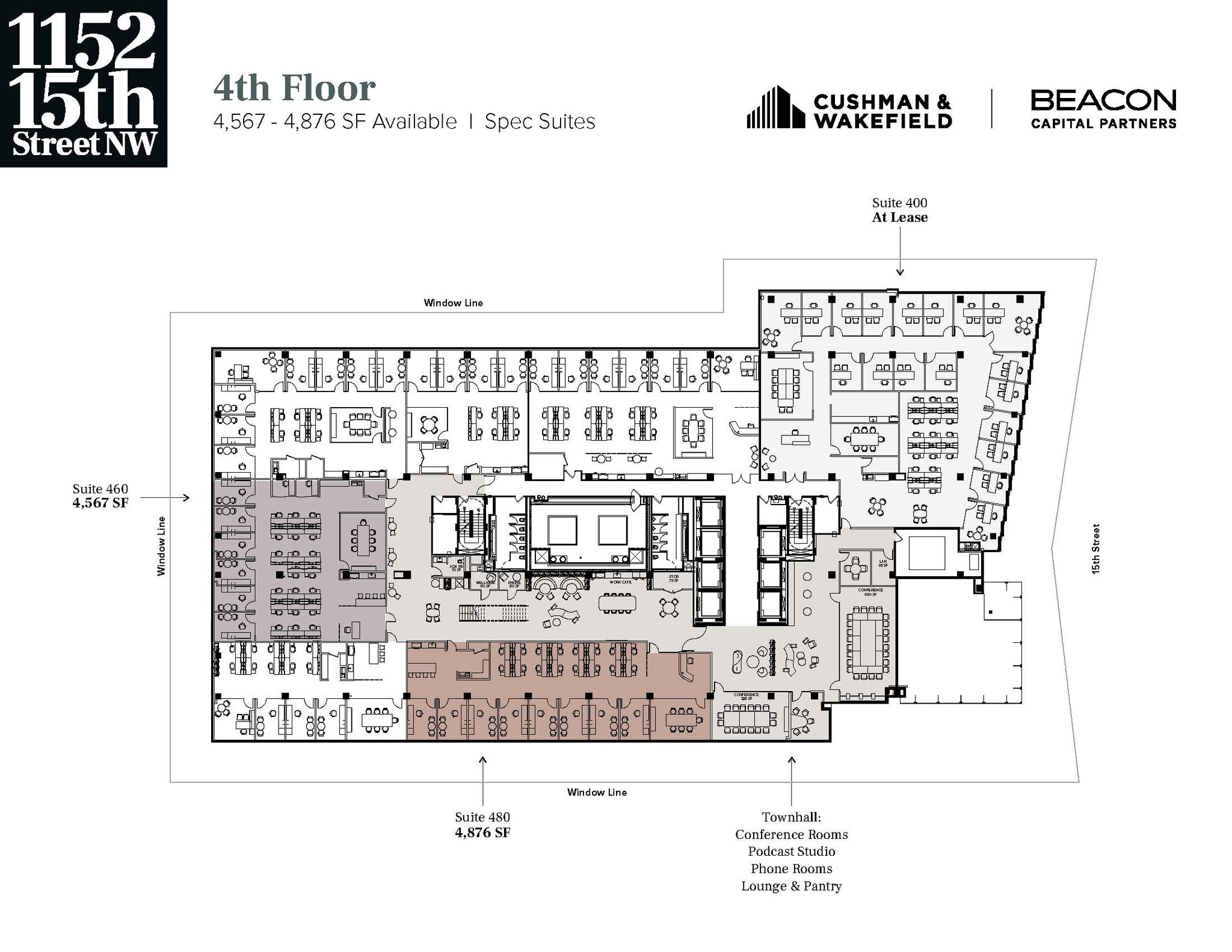 1152 15th St NW, Washington, DC en alquiler Plano de la planta- Imagen 1 de 4