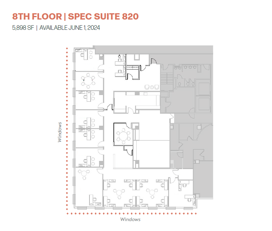 1850 M St NW, Washington, DC en alquiler Plano de la planta- Imagen 1 de 1