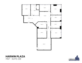 7447 Harwin Dr, Houston, TX en alquiler Plano de la planta- Imagen 2 de 2