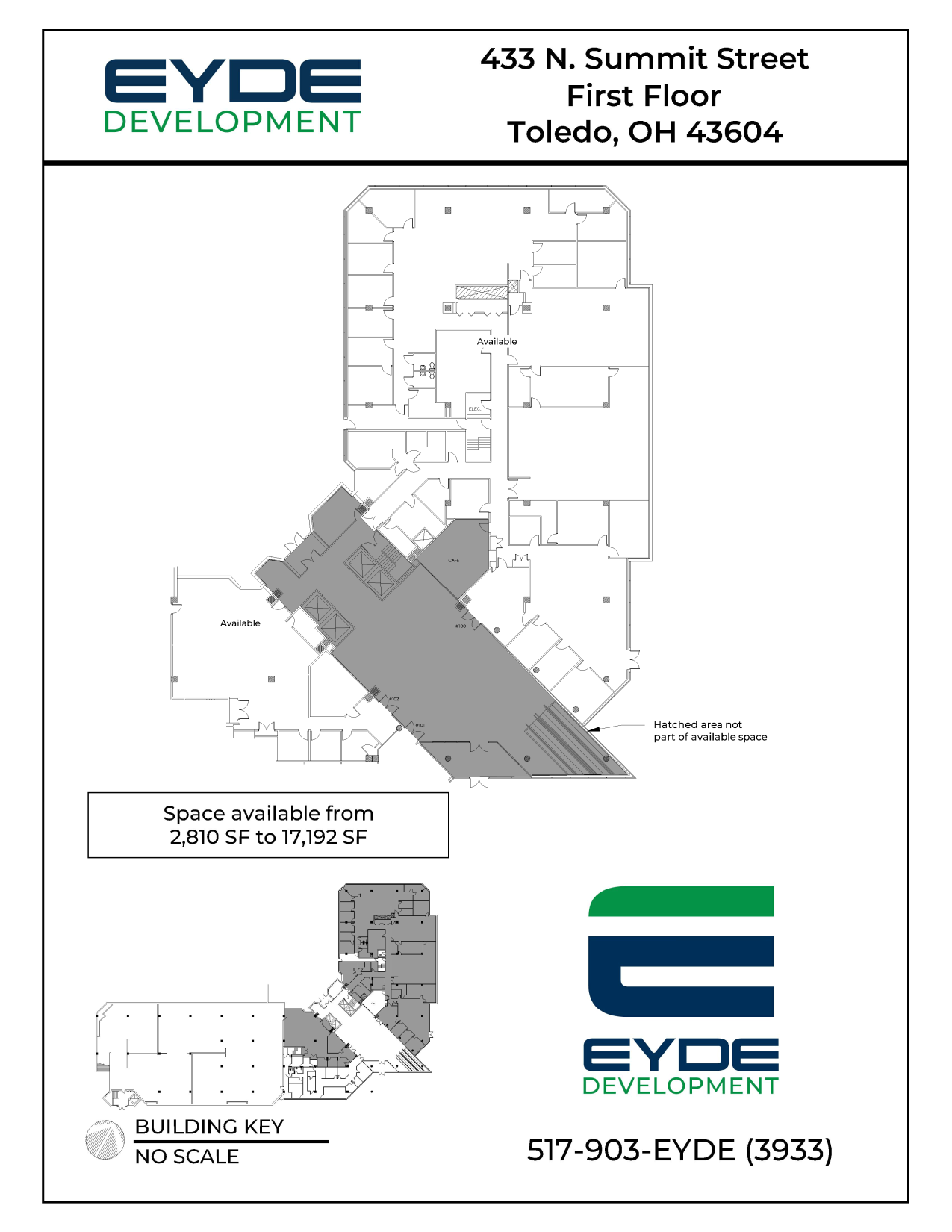 433 N Summit St, Toledo, OH en alquiler Plano de la planta- Imagen 1 de 1