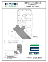 433 N Summit St, Toledo, OH en alquiler Plano de la planta- Imagen 1 de 1