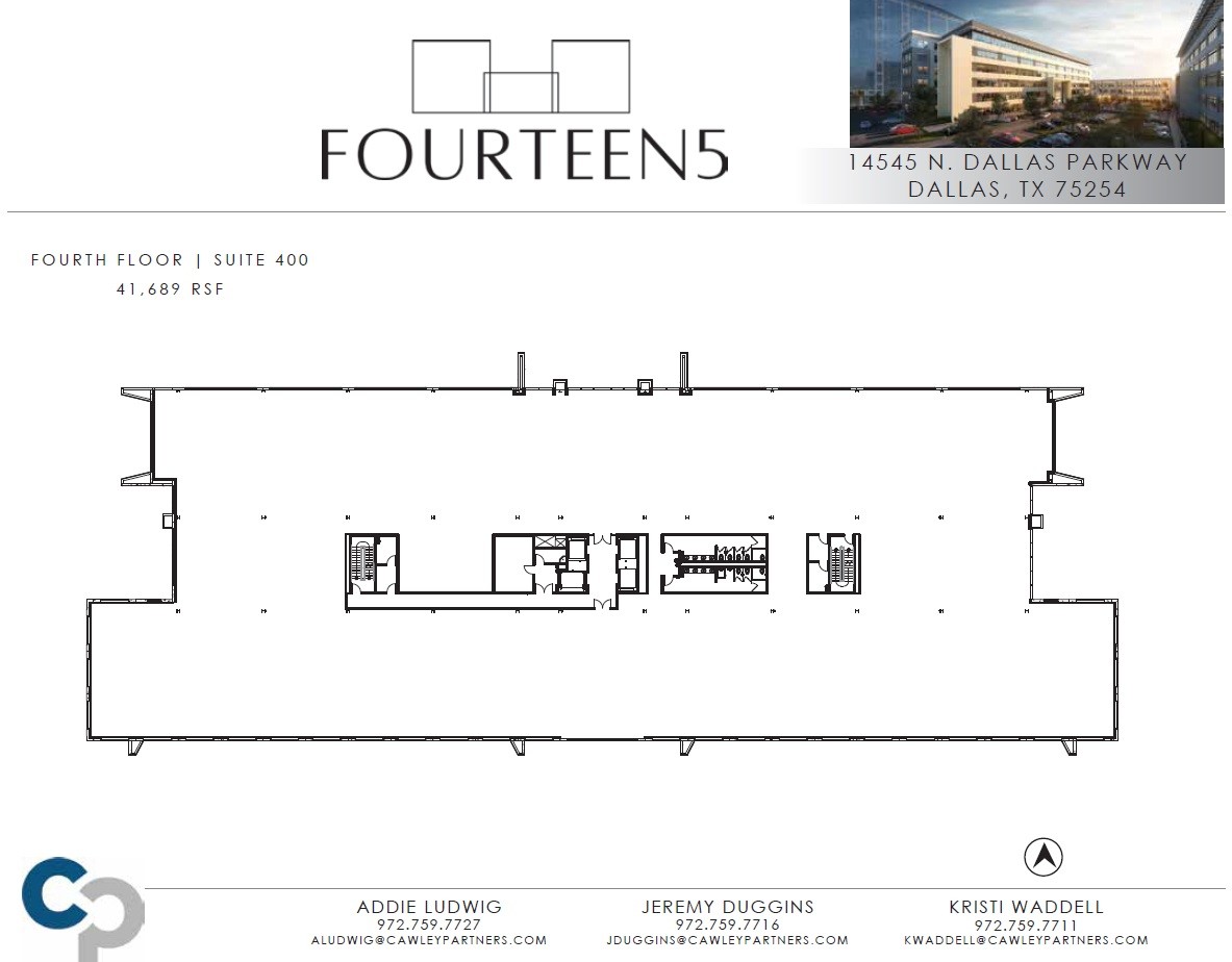 14545 N Dallas Pky, Dallas, TX en alquiler Plano de la planta- Imagen 1 de 1