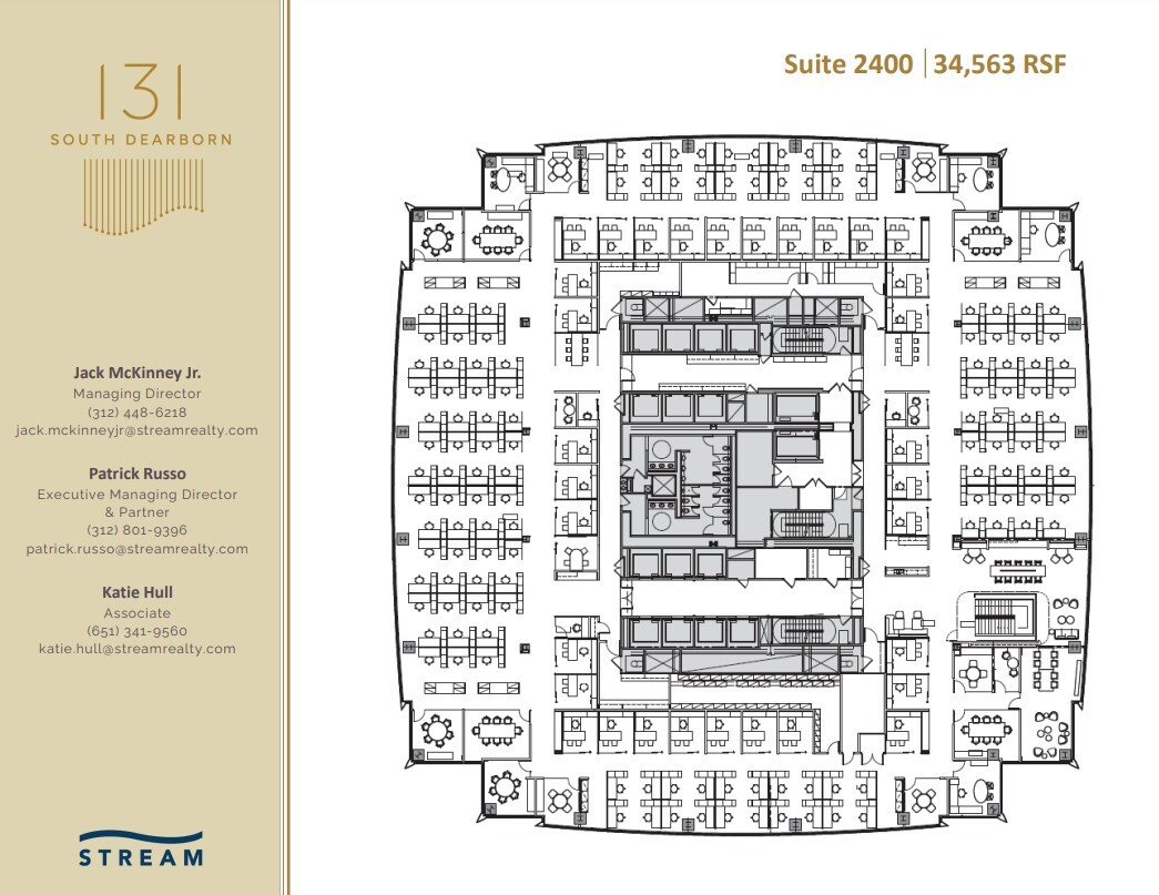 131 S Dearborn St, Chicago, IL en alquiler Plano de la planta- Imagen 1 de 1