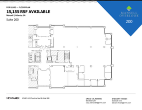 200 Mansell Ct E, Roswell, GA en alquiler Plano de la planta- Imagen 1 de 11